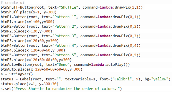 Color Codes Datafile and Dynamic, Interactive Patterns-Making (Python ...